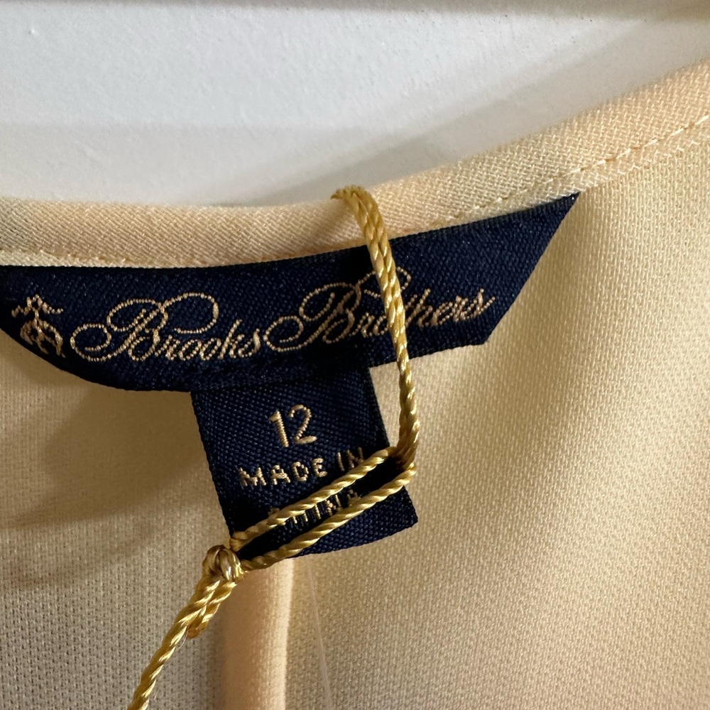 Brooks Brothers Ruffled Blouses - White and Yellow - Picture 4 of 5